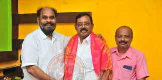 நேசனலிஸ்ட் காங்கிரஸ் கட்சியின் செயலரான வேளாளர் திரு. சுவாமிநாதன் திரு.அக்னி சுப்ரமணியத்துடன் சென்னையில் சந்திப்பு!!!