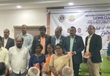 அம்பத்தூர் மாவட்ட அரிமா (LIONS) சங்கத்தின் புதிய கிளை – ஆண்ட்ர பர்னிஸிங் – துவக்கப்பட்டதையொட்டி வாழ்த்தி வரவேற்ற போது!!!